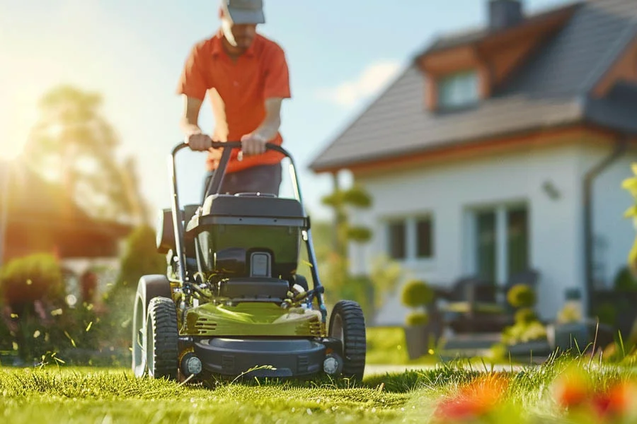 self propeller lawn mower