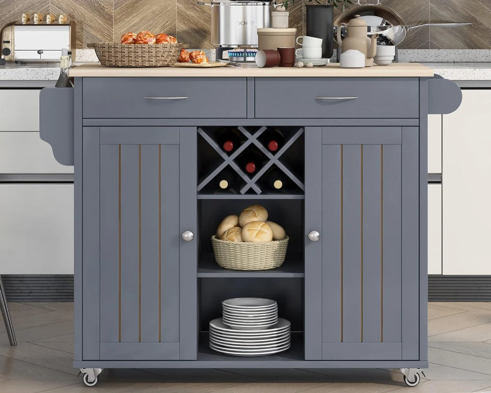 freestanding kitchen island with seating