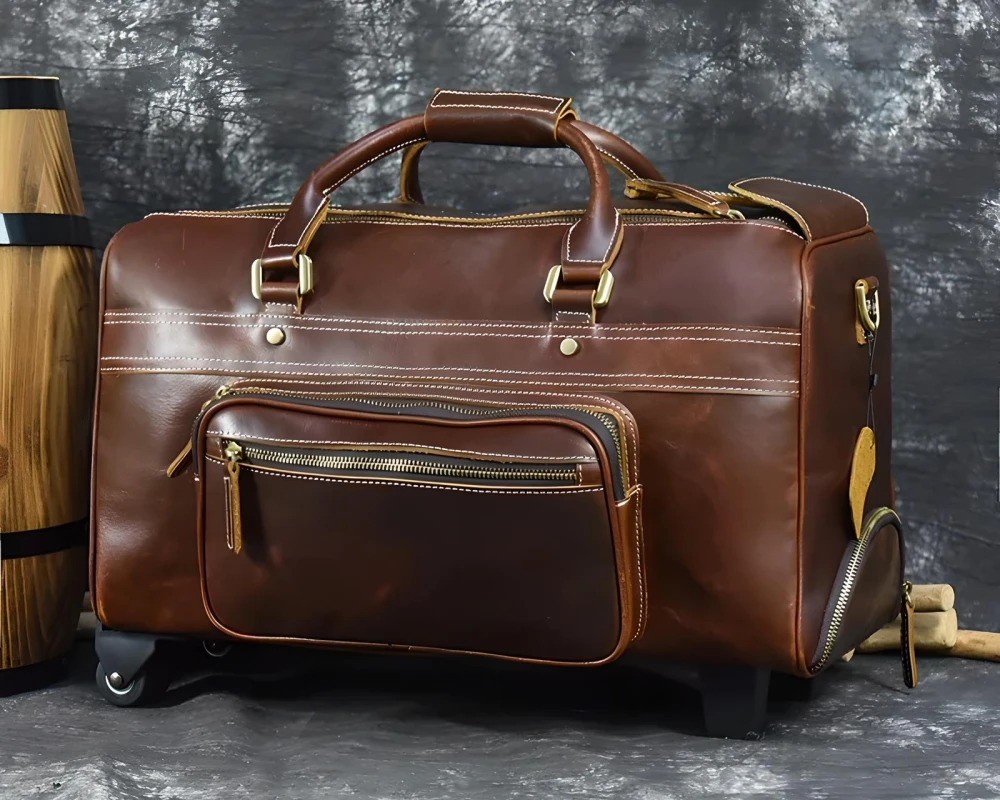 men's luggage with wheels
